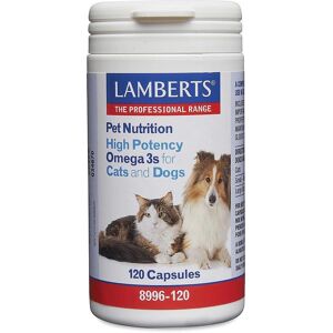 Lamberts Pet Nutrition Omega 3 Capsules for Cats and Dogs - 120 Lamberts Pet Nutrition Omega 3 Capsules for Cats and Dogs - 120