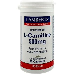 Lamberts L-Carnitine 500mg Capsules - Supports Fat Burn & Energy Lamberts L-Carnitine 500mg Capsules - Supports Fat Burn & Energy