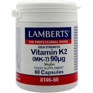 Lamberts Vitamin K2 90μg Capsules - Vitamin Supplement Lamberts Vitamin K2 90μg Capsules - Vitamin Supplement