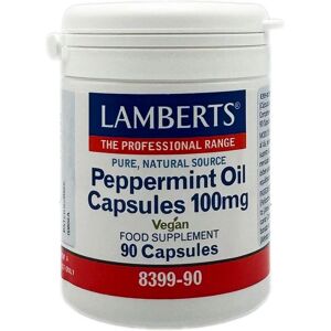 Lamberts Peppermint Oil Capsules - Digestive Support - 90 Capsules Lamberts Peppermint Oil Capsules - Digestive Support - 90 Capsules