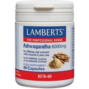 Lamberts Ashwagandha 6000 Mg - Vegan Supplement Lamberts Ashwagandha 6000 Mg - Vegan Supplement