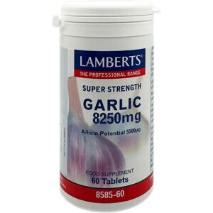 Lamberts Brand Garlic 8250mg - 60 Tablets - Dietary Supplement Lamberts Brand Garlic 8250mg - 60 Tablets - Dietary Supplement