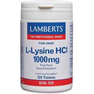 Lamberts L-Lysine 1000mg - Collagen Support Supplement Lamberts L-Lysine 1000mg - Collagen Support Supplement