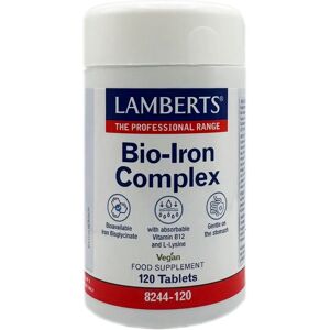 Lamberts Vegan Bio-Iron Complex - 120 Tablets Lamberts Vegan Bio-Iron Complex - 120 Tablets