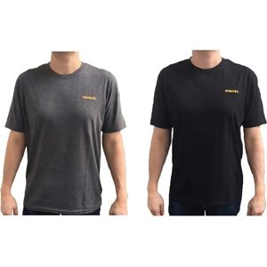 Stanley T-Shirt Twin Pack - Grey & Black - L Stanley T-Shirt Twin Pack - Grey & Black - L