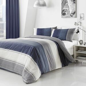 Fusion Betley Wide Stripe Duvet Cover Set - Duvet Cover Set Fusion Betley Wide Stripe Duvet Cover Set - Duvet Cover Set