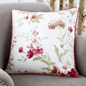 Fusion Jeannie Cotton Cushion - Floral Trail - 43x43cm - Unisex Fusion Jeannie Cotton Cushion - Floral Trail - 43x43cm - Unisex