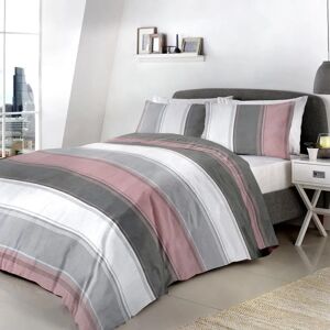 Fusion Betley Wide Stripe Duvet Cover Set - Duvet Cover Set Fusion Betley Wide Stripe Duvet Cover Set - Duvet Cover Set