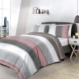 Fusion Betley Wide Stripe Duvet Cover Set - Duvet Cover Set Fusion Betley Wide Stripe Duvet Cover Set - Duvet Cover Set