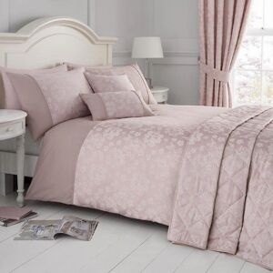 Dreams & Drapes Blossom Rose Woven Jacquard Duvet Cover Set - Duvet Cover Set Dreams & Drapes Blossom Rose Woven Jacquard Duvet Cover Set - Duvet Cover Set