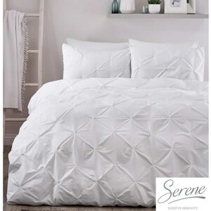 Serene Lara White Pleated Duvet Set - Duvet Set Serene Lara White Pleated Duvet Set - Duvet Set