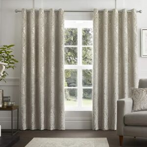 Curtina Chateau Damask Patterned Eyelet Curtains - Curtains Curtina Chateau Damask Patterned Eyelet Curtains - Curtains