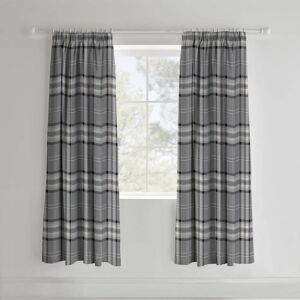 Catherine Lansfield Kelso Check Charcoal Curtains - Curtains Catherine Lansfield Kelso Check Charcoal Curtains - Curtains