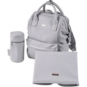Bababing! Mani Backpack Changing Bag - Grey Blush - Unisex - Large - Versatile - Diaper Bag Bababing! Mani Backpack Changing Bag - Grey Blush - Unisex - Large - Versatile - Diaper Bag
