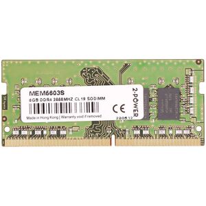 2-Power MEM5603S - Module mémoire SODIMM 8GB DDR4 2666MHz 2-Power MEM5603S - Module mémoire SODIMM 8GB DDR4 2666MHz