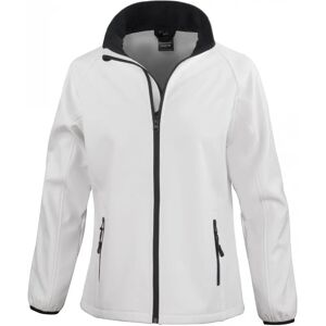 Result R231F Blanc/Noir Veste Softshell Femme - Veste Softshell - Publicité Result R231F Blanc/Noir Veste Softshell Femme - Veste Softshell - Publicité