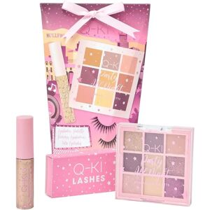 Q-KI Party All Night Make-up-Set - Falsche Wimpern, Lidschatten, Wimpernkleber Q-KI Party All Night Make-up-Set - Falsche Wimpern, Lidschatten, Wimpernkleber