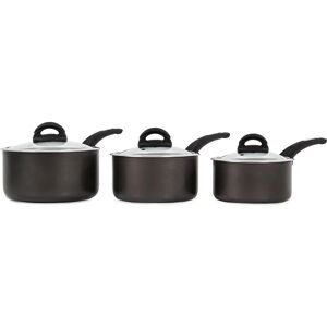 Tower Cerasure 3pc Saucepan Set - Aluminium, Graphite, Non-Stick Ceramic Tower Cerasure 3pc Saucepan Set - Aluminium, Graphite, Non-Stick Ceramic