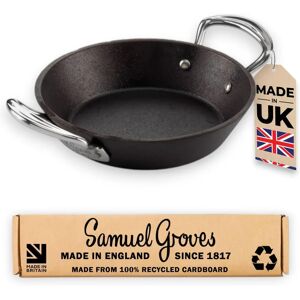Samuel Groves 20cm Double Handle Cast Iron Skillet - Cookware Samuel Groves 20cm Double Handle Cast Iron Skillet - Cookware