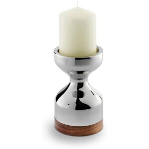 Robert Welch Limbrey Candlestick - Stainless Steel & Walnut - Classic Mid-century Style Robert Welch Limbrey Candlestick - Stainless Steel & Walnut - Classic Mid-century Style