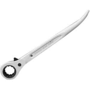Priory PRI604WHITAG Short Bent Reversible Ratchet Podger - Ratchet Socket 19/21mm - White Priory PRI604WHITAG Short Bent Reversible Ratchet Podger - Ratchet Socket 19/21mm - White