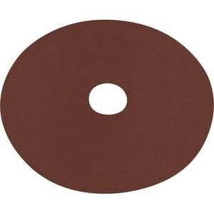 Sealey Worksafe Fibre Backed Disc - 125mm - 120Grit - Pack of 25 Sealey Worksafe Fibre Backed Disc - 125mm - 120Grit - Pack of 25