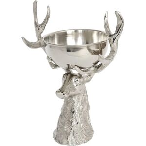 Culinary Concepts Silver Stag Head Wine & Champagne Bowl - Wine & Champagne Cooler Culinary Concepts Silver Stag Head Wine & Champagne Bowl - Wine & Champagne Cooler
