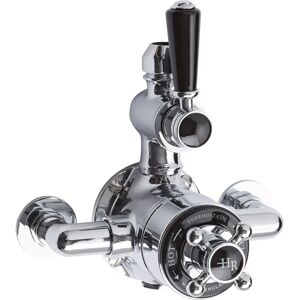 Hudson Reed Topaz Black Twin Exposed Shower Valve - Shower Valve Hudson Reed Topaz Black Twin Exposed Shower Valve - Shower Valve