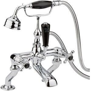 Hudson Reed Topaz Black Crosshead Bath Shower Mixer Tap & Handset - Bath Shower Mixer Tap Hudson Reed Topaz Black Crosshead Bath Shower Mixer Tap & Handset - Bath Shower Mixer Tap