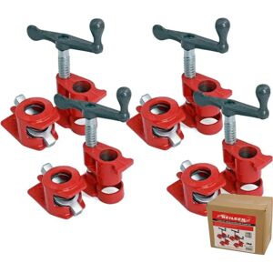 Neilsen CT5412 - 4-pack - 3/4 in - cast iron - Clamp Neilsen CT5412 - 4-pack - 3/4 in - cast iron - Clamp