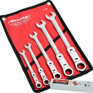 Neilsen 5pc Open & Closed Metric Ratchet Wrench Set - Wrench Set Neilsen 5pc Open & Closed Metric Ratchet Wrench Set - Wrench Set