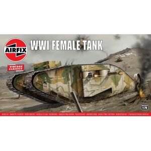 Airfix A02337V WWI Vrouwelijke Tank Bouwpakket - Schaal 1:76 Airfix A02337V WWI Vrouwelijke Tank Bouwpakket - Schaal 1:76