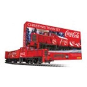 Ensemble Train de Noël Coca Cola - Modèle Électrique - 110x107 cm - Publicité Ensemble Train de Noël Coca Cola - Modèle Électrique - 110x107 cm - Publicité