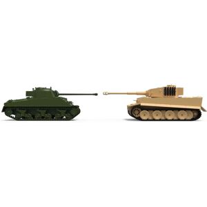 Airfix Tiger 1/Sherman Firefly 1:72 Scale Military Model Kit Airfix Tiger 1/Sherman Firefly 1:72 Scale Military Model Kit