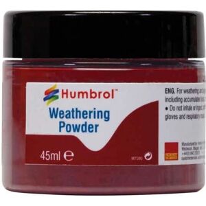 Humbrol Weathering Powder - IJzeren Oxide 45ml - Weathering Product Humbrol Weathering Powder - IJzeren Oxide 45ml - Weathering Product