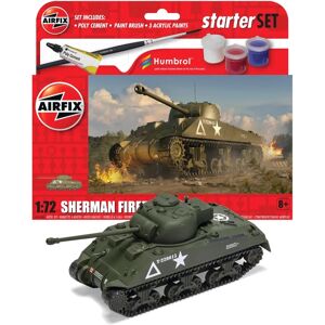 Airfix Sherman Firefly Tank Model Kit - Starter Set 1:72 Airfix Sherman Firefly Tank Model Kit - Starter Set 1:72