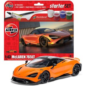 Airfix McLaren 765LT 1:43 Model Kit - Beginner Airfix McLaren 765LT 1:43 Model Kit - Beginner