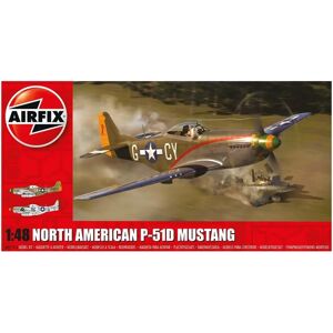 Airfix North American P-51D Mustang 1:48 Scale - Airplane Model Kit Airfix North American P-51D Mustang 1:48 Scale - Airplane Model Kit
