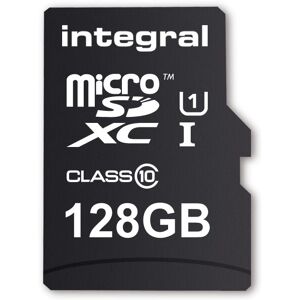 Integral 128GB MicroSDXC-kort - Klass 10 UHS-I - för smartphones & tablets Integral 128GB MicroSDXC-kort - Klass 10 UHS-I - för smartphones & tablets