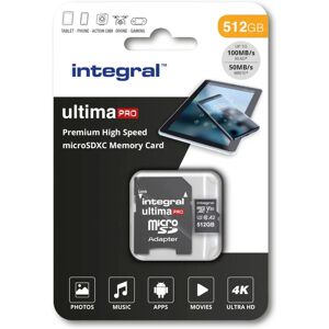Integral ultimaPRO U3 V30 microSD - microSDXC 512GB Integral ultimaPRO U3 V30 microSD - microSDXC 512GB