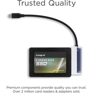 Integral USB-C a SATA adapter - Gyorsaság 5 Gb/s - Kompatibilis Mac & PC Integral USB-C a SATA adapter - Gyorsaság 5 Gb/s - Kompatibilis Mac & PC