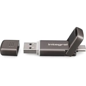 Integral SlimXpress Dual USSD 128GB - Unidad SSD Externa Integral SlimXpress Dual USSD 128GB - Unidad SSD Externa