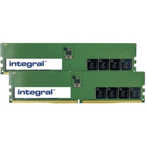 Kit RAM DDR5 64GB Integral Europe - 2x32GB, 4800MHz - Non tamponnée - Publicité Kit RAM DDR5 64GB Integral Europe - 2x32GB, 4800MHz - Non tamponnée - Publicité