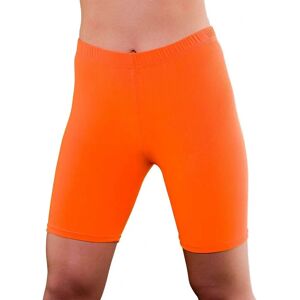 Milou Neonoransje Shorts - 80-talls Kostyme Milou Neonoransje Shorts - 80-talls Kostyme