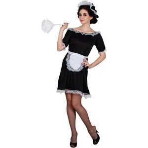 Déguisement Wicked Costumes Femme de ménage française - Robe noire avec dentelle blanche - Mascarade & nettoyage de printemps - Publicité Déguisement Wicked Costumes Femme de ménage française - Robe noire avec dentelle blanche - Mascarade & nettoyage de printemps - Publicité