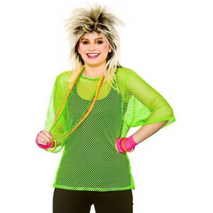 Wicked Mooi visnet t-shirt - 80s neon green - female Wicked Mooi visnet t-shirt - 80s neon green - female