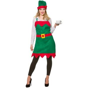 Wicked Elf Apron & Hat Costume - Christmas Costume Wicked Elf Apron & Hat Costume - Christmas Costume