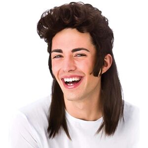Wicked Jens Brown 80s Wig - Men's Costume Accessory Wicked Jens Brown 80s Wig - Men's Costume Accessory