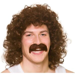 Wicked Costumes Stef Perm with Tash - Costume wig Wicked Costumes Stef Perm with Tash - Costume wig