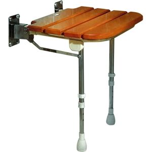 Akw Fold Up Wooden Slatted Shower Seat - Shower Seat Akw Fold Up Wooden Slatted Shower Seat - Shower Seat